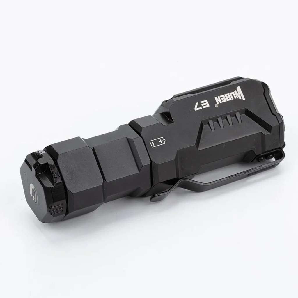 Lanterna frontala si de mana Wuben E7-KIT, baza plata magnetica, clip ...