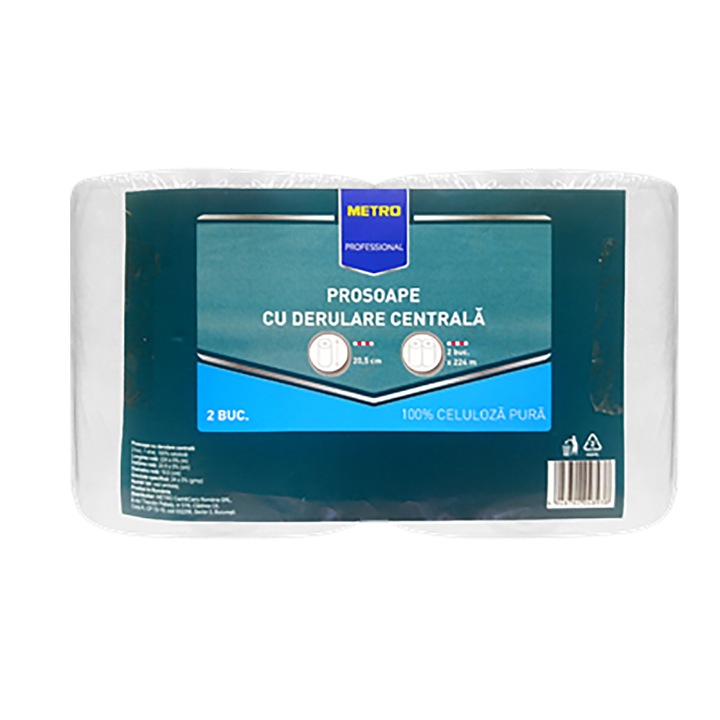 Prosop Derulare Centrala Profesional, 224 m, 2 bucati, Metro Professional