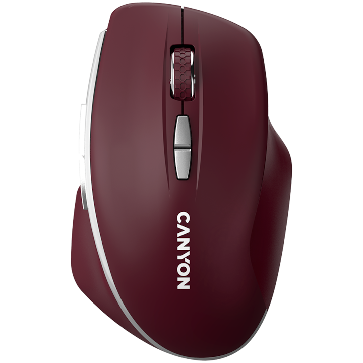Безжична мишка Canyon MW-21, Бордо, Wireless