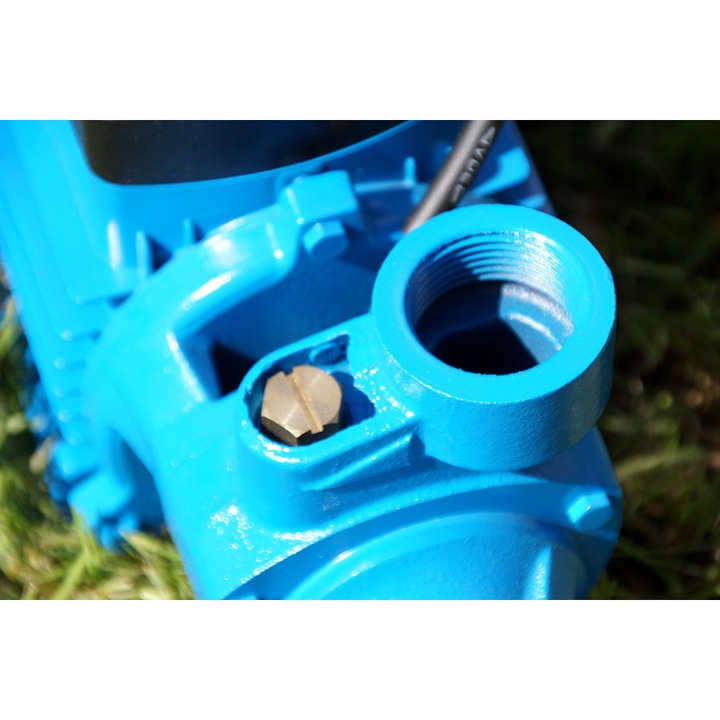 Pompa periferica, Hydrostab, Gmax QB60A, 370W, coloana de apa 35m, adancime de aspiratie 8m, 2,1 m3/h, roata din alama, fonta, Albastru