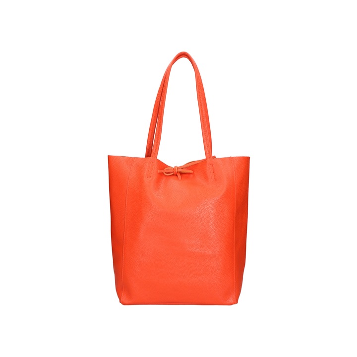Gave Lux, Geanta tote de piele 24145, Portocaliu