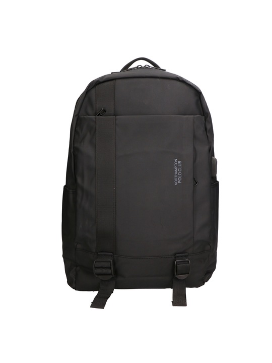 Northampton Polo Club, Rucsac cu fermoar si insertii de plasa, Negru