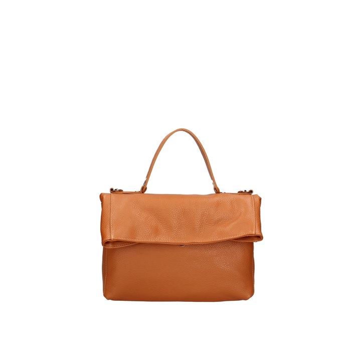 Viola Castellani, Geanta convertibila din piele, Caramel