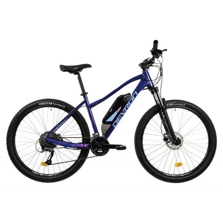 Bicicleta Electrica Devron Riddle W1.7 - 27.5 Inch, 450 mm, Albastru