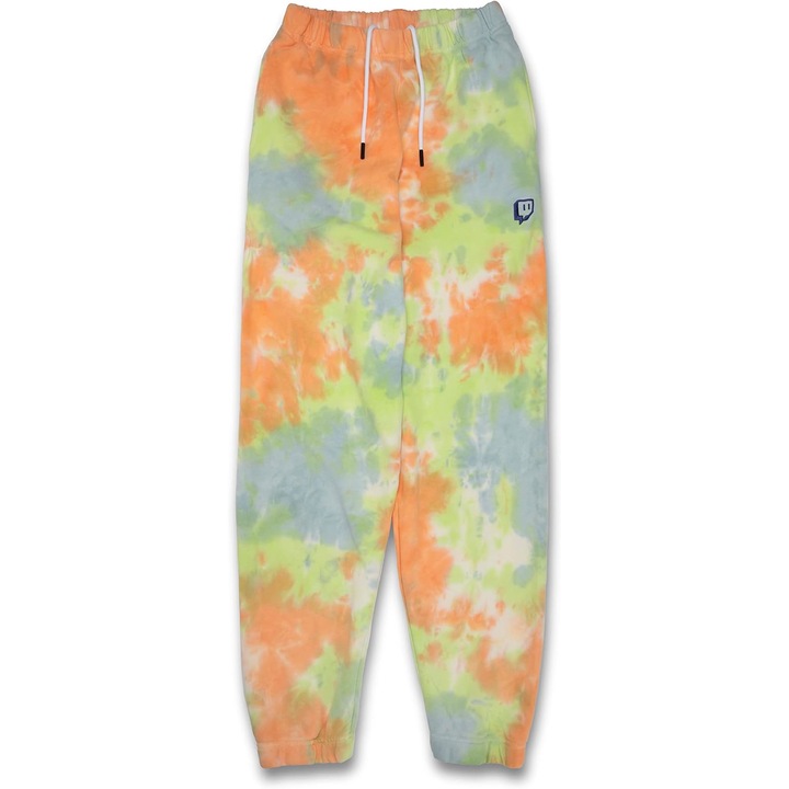 Orb Tie Dye női többszínű pamut melegítőnadrág, XL-es méret, Twitch