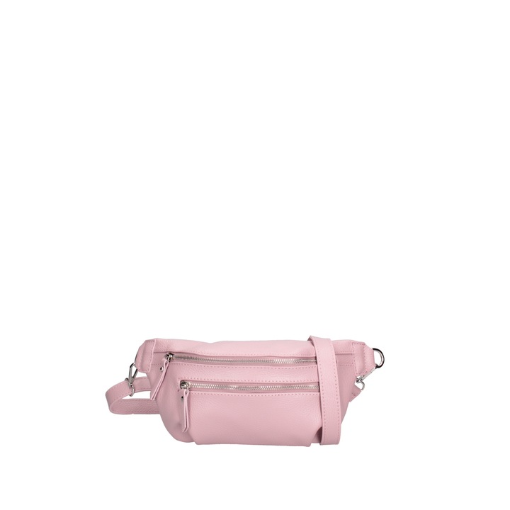 Roberta Rossi, Borseta de piele cu etui detasabil, Roz