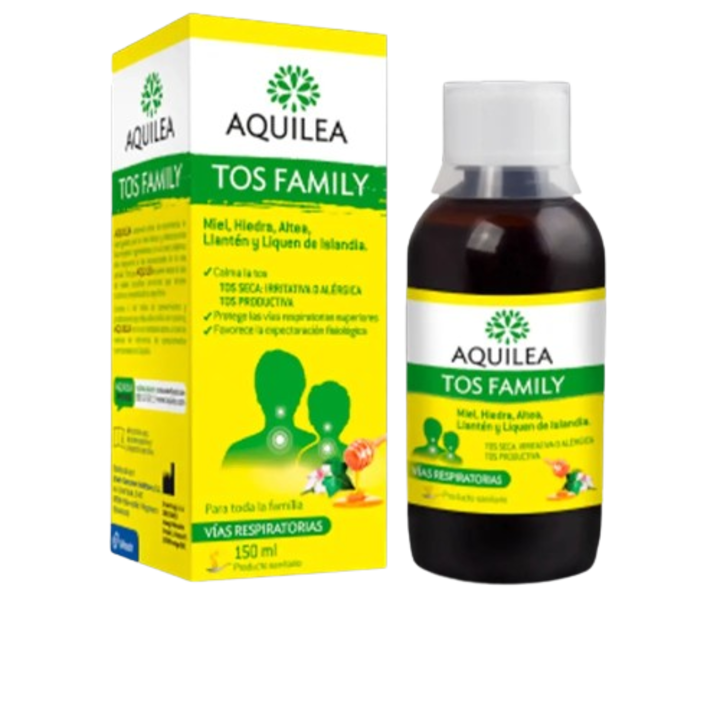 Supliment alimentar sub forma de sirop pentru tuse, Aquilea Tos Family, 150 ml