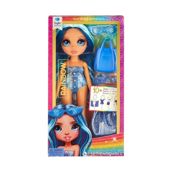 Кукла Rainbow High Swim & Style - Скайлър Брадшоу