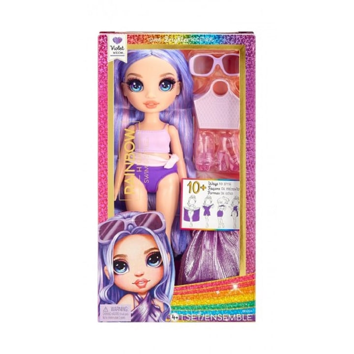 Серия кукли Rainbow High Swim & Style - Violet Willow