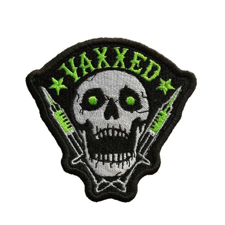 Petic textil Vaxxed, 10 cm x 9, 5 cm, INOVATIX