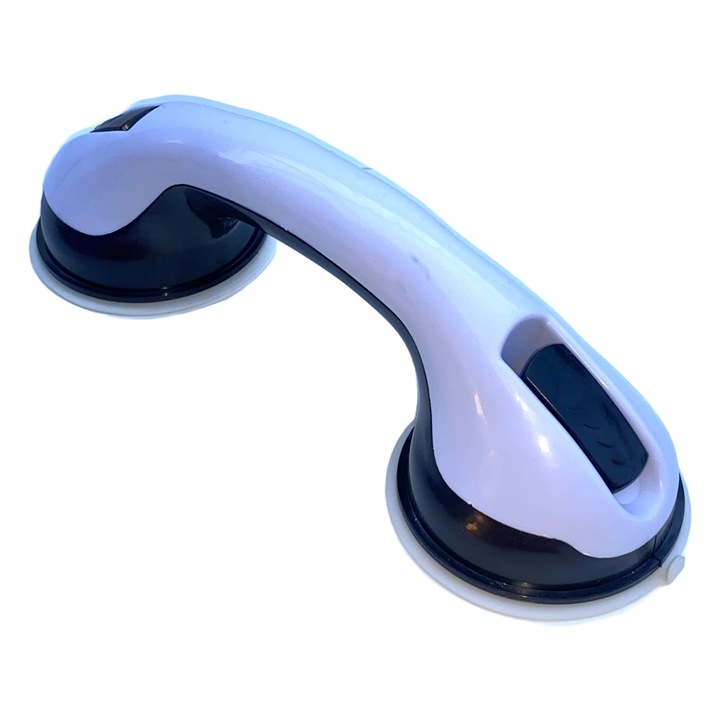 Maner de Siguranta cu Ventuze pentru Baie, 30 cm, negru
