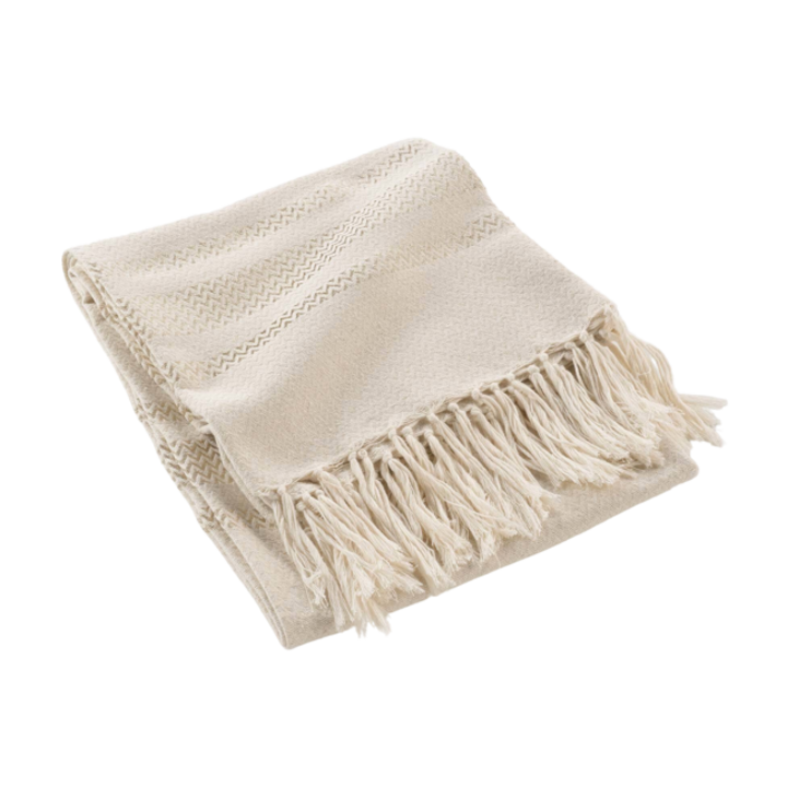 Cuvertura de pat cu ciucuri DORELINE, 125 x 150 cm