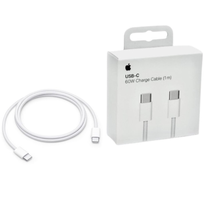 Adat- és töltőkábel USB-C - USB-C Apple, Woven, 60 W, 1m
