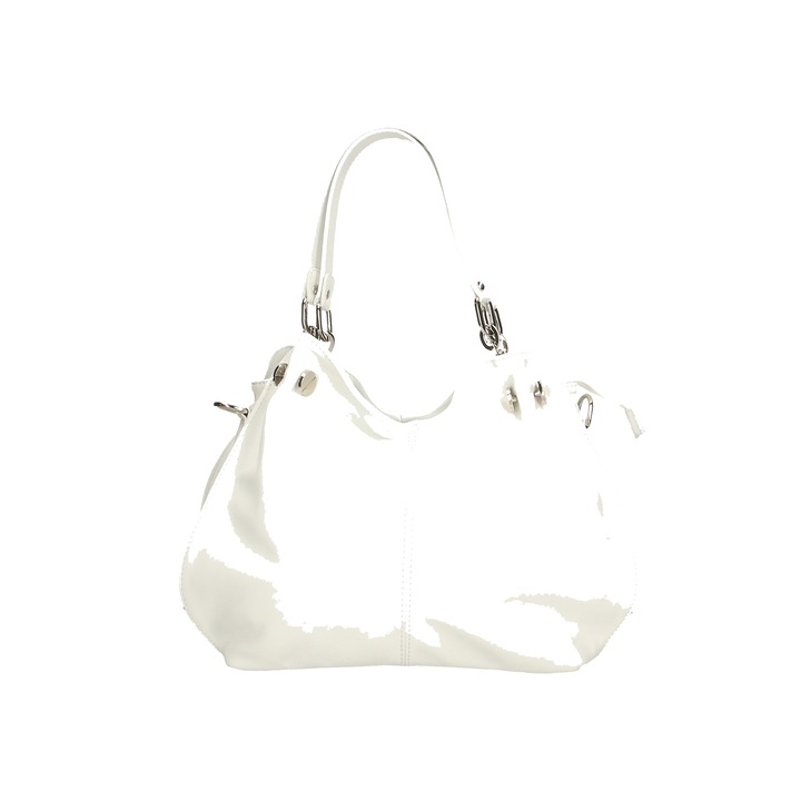 Gave Lux, Кожена чанта Ereba с отделяща се презрамка, Бял