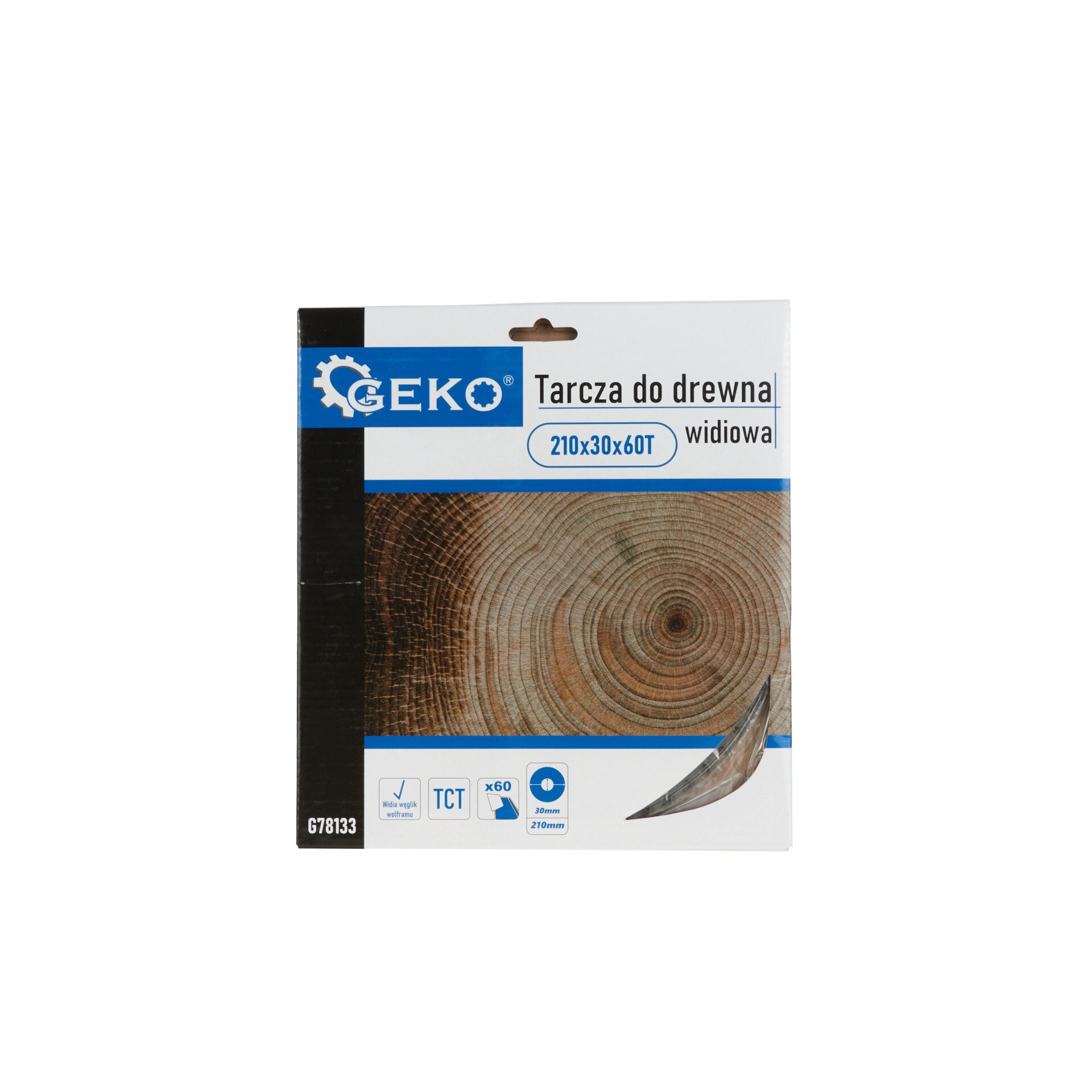 Disc pentru taiere lemn, 210 x 30, 60 T, Geko G78133 - eMAG.ro