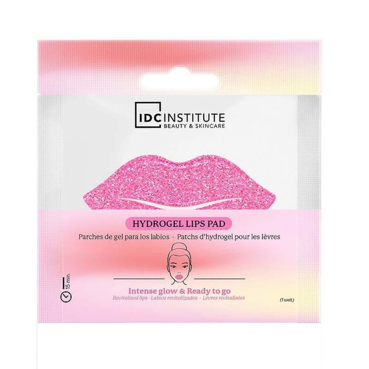Patch cu gel pentru buze IDC Institute, 56150, efect revitalizant