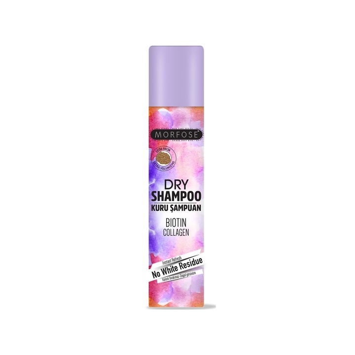 Morfose Dry Shampoo Biotin Collagen sampon uscat pentru volum Extra Volumizing 200 ml