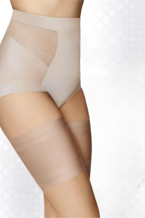 Szatén combfix BIANCO M