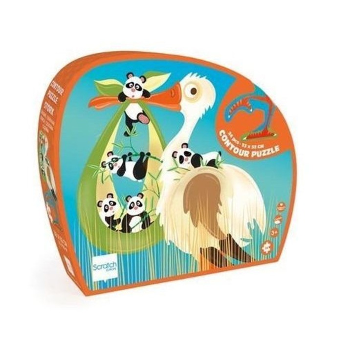 Puzzle, Scratch, 33x52cm, 3+, Multicolor