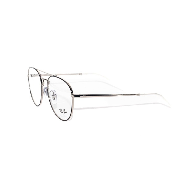 Рамки за очила Ray-Ban Unisex RX6414 2983, Pilot, черни, метални, 53 мм, 18 мм, 140 мм