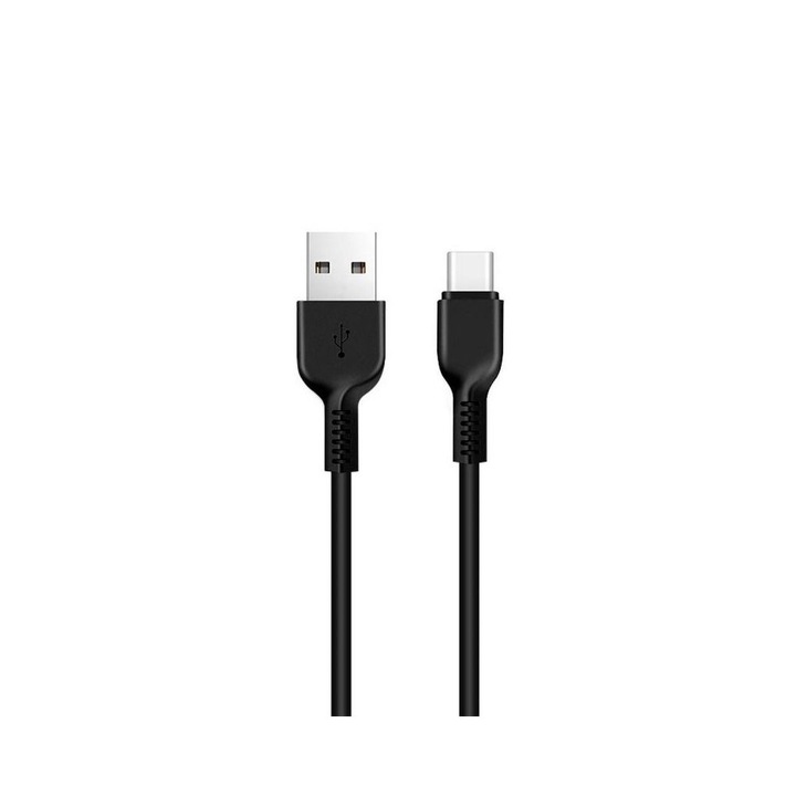 Cablu Hoco de la USB A la USB Type-C 2,4A X20 3 m, Negru