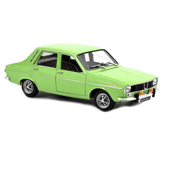 Macheta auto Renault 12 TS 1973 verde, 1:18 Norev