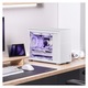 Компютърна кутия Jonsbo D31 MESH WHITE, Micro-ATX, Mid Tower, Бял