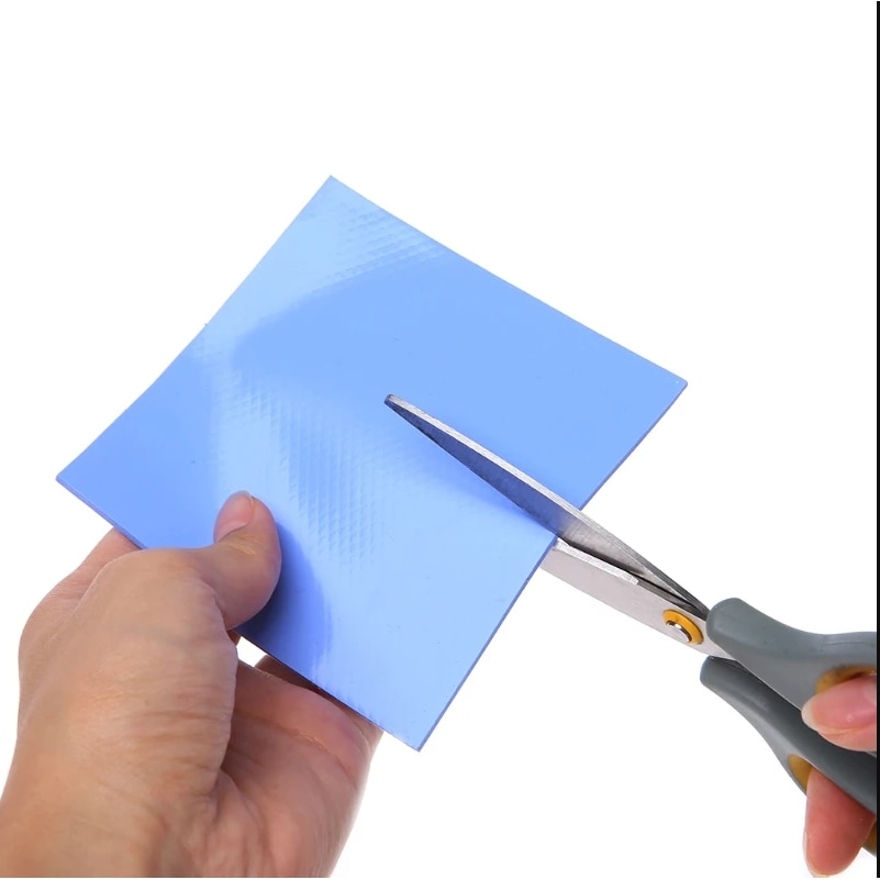 Термоподложка 100x100mm Дебелина на силикона 0.5mm за лаптоп CPU GPU ...