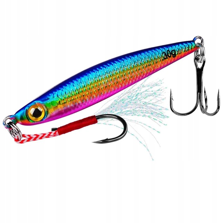 Wobbler, EL163A, 20g, 6,3x0,9x0,75cm, többszínű