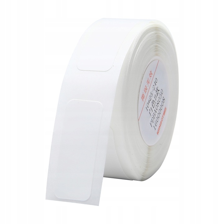 Комплект 240 самозалепващи етикета за принтер D11/D110/D101, Niimbot, 10 x 25 мм, бял