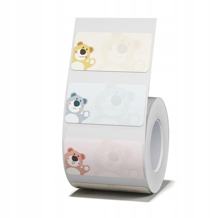 320 db öntapadós címkekészlet B21/B3S/B1 nyomtatóhoz, többszínű