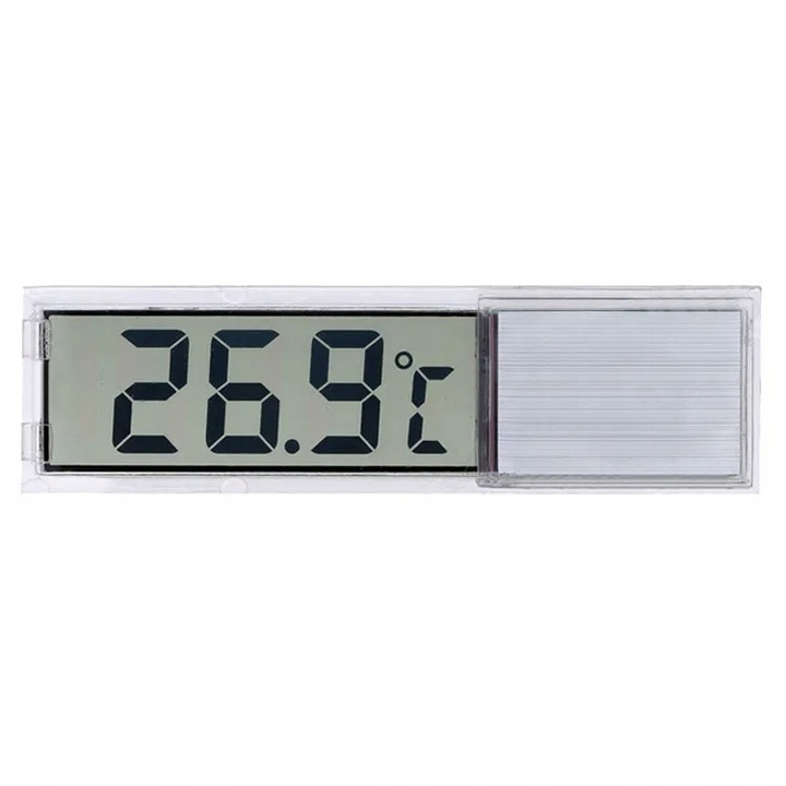 Termometru Digital Pentru Acvariu / Terariu, Vizualizare Temperatura, Ventuza, -20-70°C, Argintiu