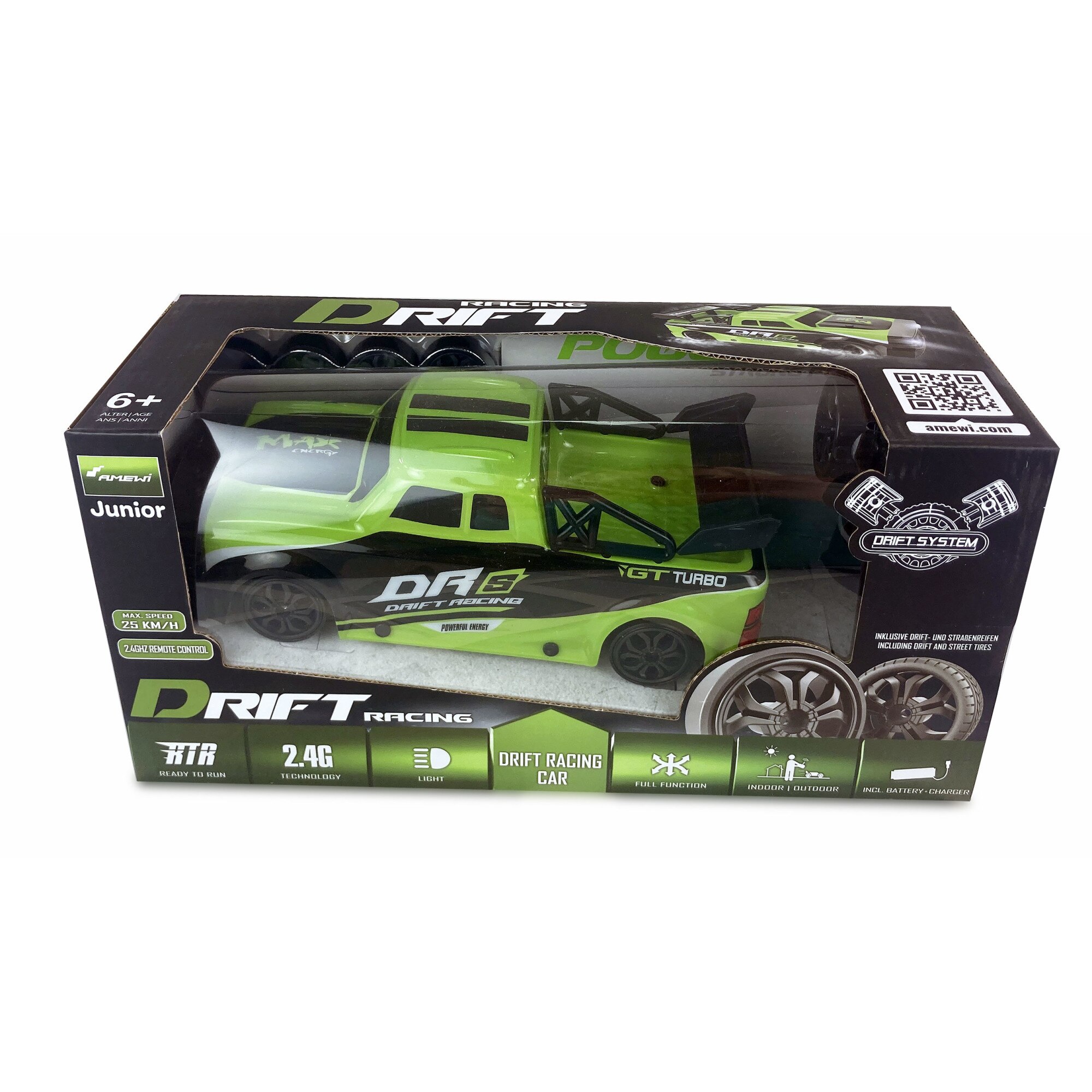 Masina RC cu telecomanda Drift Racing Car DRS, 25 Km/h, Tractiune 4WD ...