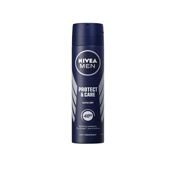 Férfi dezodor spray, Nivea Men Protect & Care, 200 ml