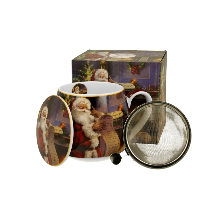 Infuzator, Duo, Portelan, 430ml, Multicolor