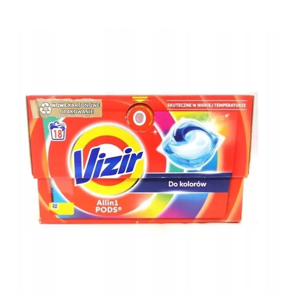 Detergent capsule, Vizir, 18 spalari - eMAG.ro