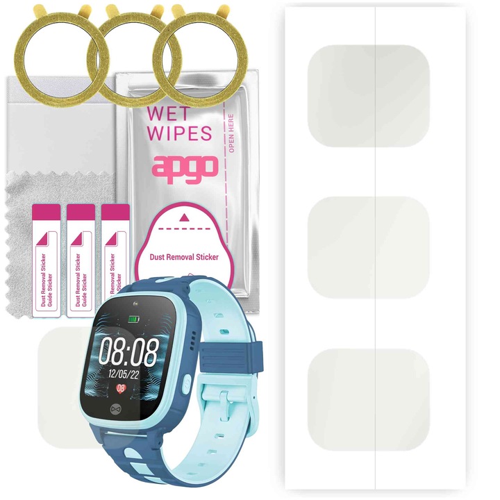 Комплект 3 протектора за Forever See Me 2 KW-310, Apgo, Hydrogel, Matte, Transparent