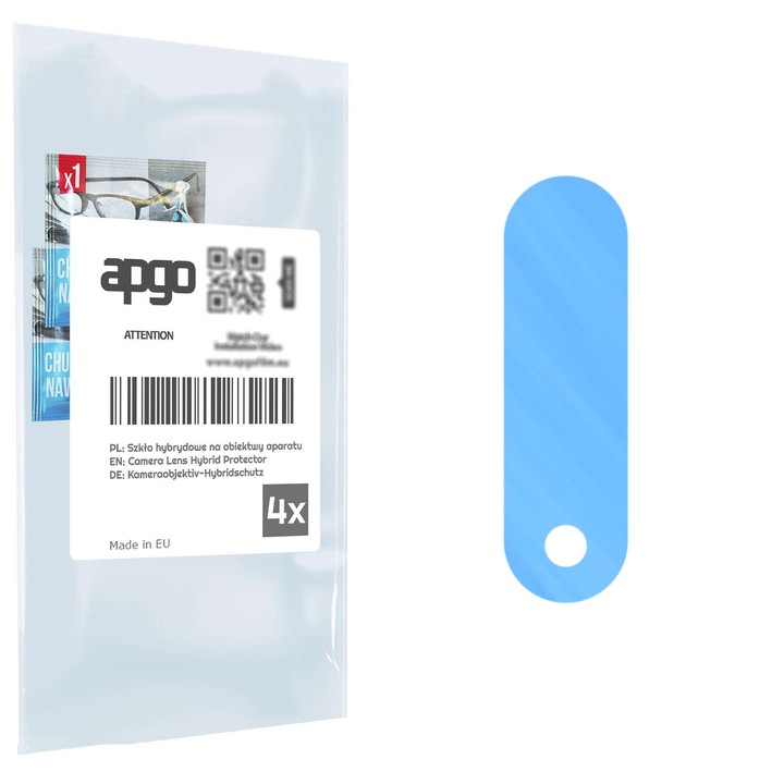 Folie de protectie pentru camera foto Sticla hibrida de protectie pentru Huawei nova 5 Pro, inlocuitor de sticla calita, fara crapaturi