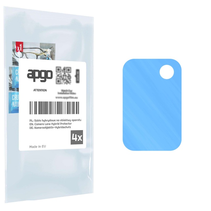 Folie de protectie pentru camera foto Sticla hibrida de protectie pentru Honor 9A, inlocuitor de sticla calita, fara crapaturi