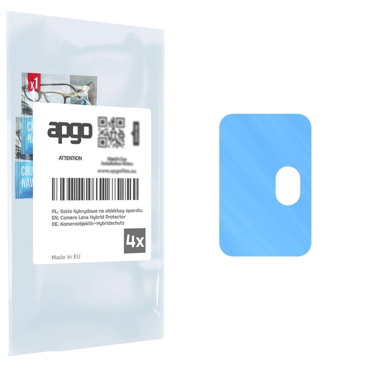 Защитно фолио за камера Хибридно защитно стъкло за HTC Desire 20 Plus, заместител на закалено стъкло, без пукнатини