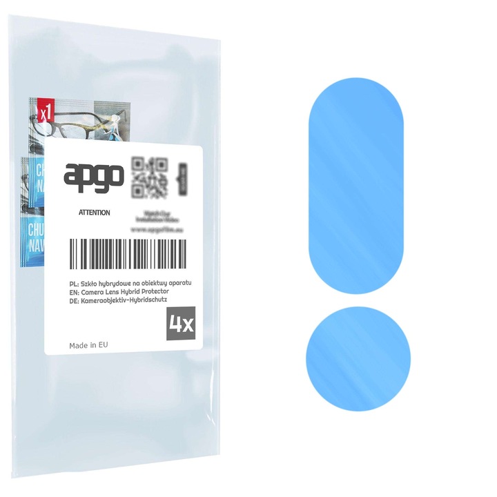 Защитно фолио за камера Хибридно защитно стъкло за HTC Desire 19 Plus, заместител на закалено стъкло, без пукнатини