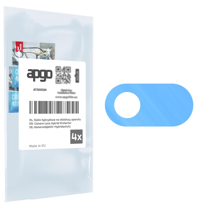 Защитно фолио за камера Хибридно защитно стъкло за HTC Desire 12s, заместител на закалено стъкло, без пукнатини