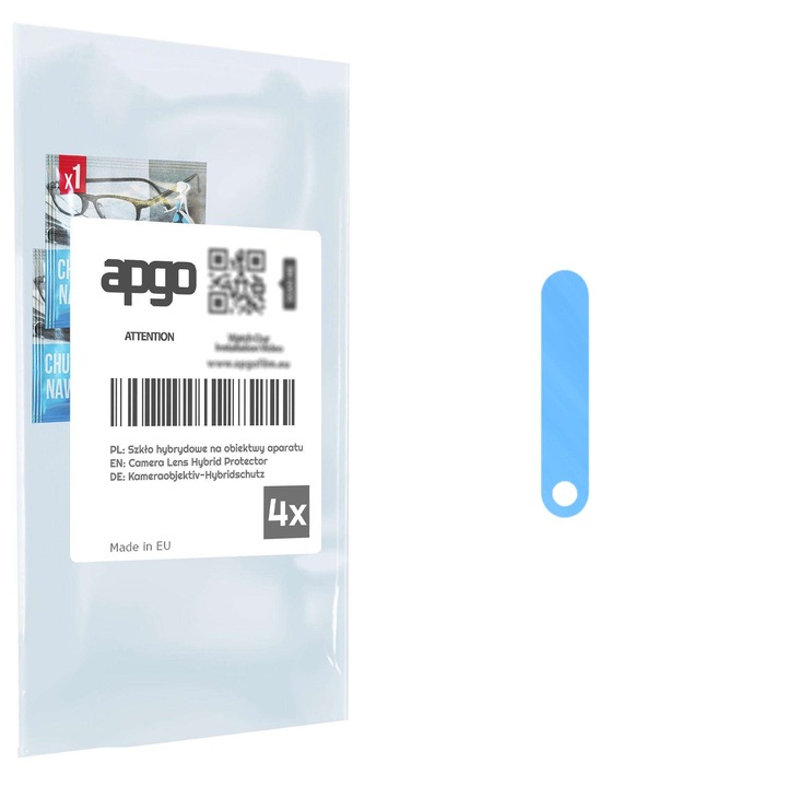 Folie de protectie pentru camera foto Sticla hibrida de protectie pentru Huawei nova 5T, inlocuitor de sticla calita, fara crapaturi