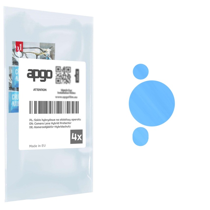 Folie de protectie pentru camera foto Sticla hibrida de protectie pentru Huawei P60 Pro, inlocuitor de sticla calita, fara crapaturi