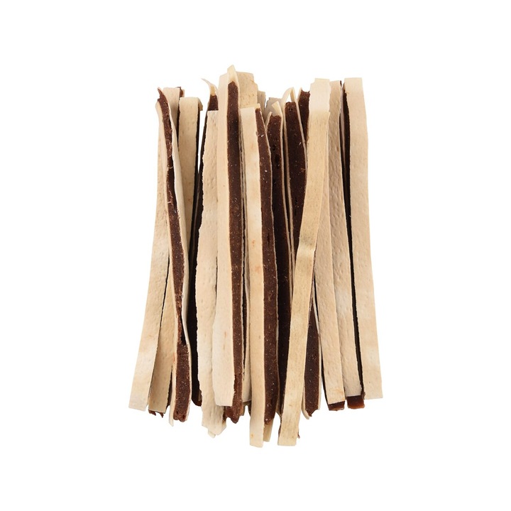 Recompense Pentru Caini Flamingo Snack Hapki Sushi Strips Miel Si Peste 85G