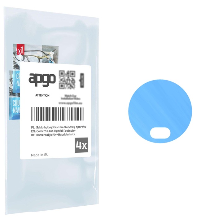 Folie de protectie pentru camera foto Sticla hibrida de protectie pentru Motorola Moto G6, inlocuitor de sticla calita, fara crapaturi