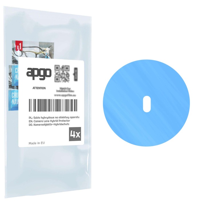 Folie de protectie pentru camera foto Sticla hibrida de protectie pentru Nokia 1.4, inlocuitor de sticla calita, fara crapaturi