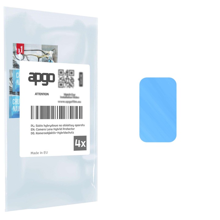 Folie de protectie pentru camera foto Sticla hibrida de protectie pentru Motorola One Zoom, inlocuitor de sticla calita, fara crapaturi