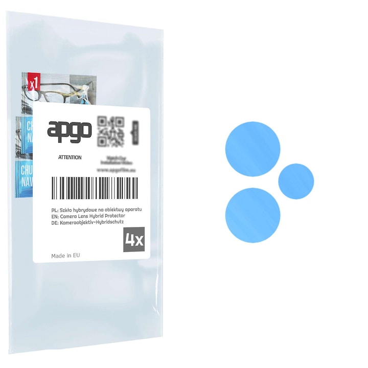 Folie de protectie pentru camera foto Sticla hibrida de protectie pentru Redmi Note 12 Turbo, inlocuitor de sticla calita, fara crapaturi