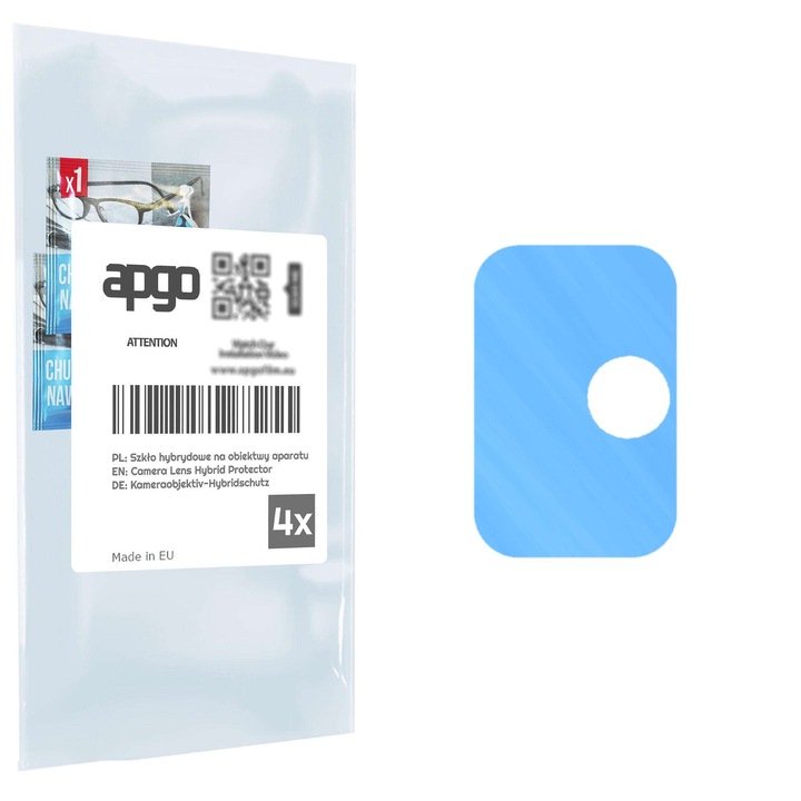 Folie de protectie pentru camera foto Sticla hibrida de protectie pentru Samsung Galaxy A51 5G, inlocuitor de sticla calita, fara crapaturi